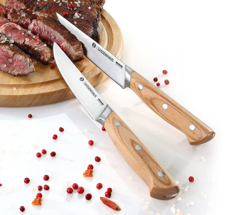 Steakmesser 13cm 2tlg Pakka Schneiden