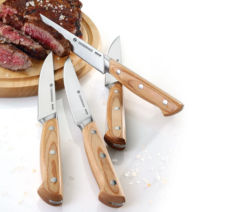 Steakmesser 13cm 4tlg Pakka Schneiden