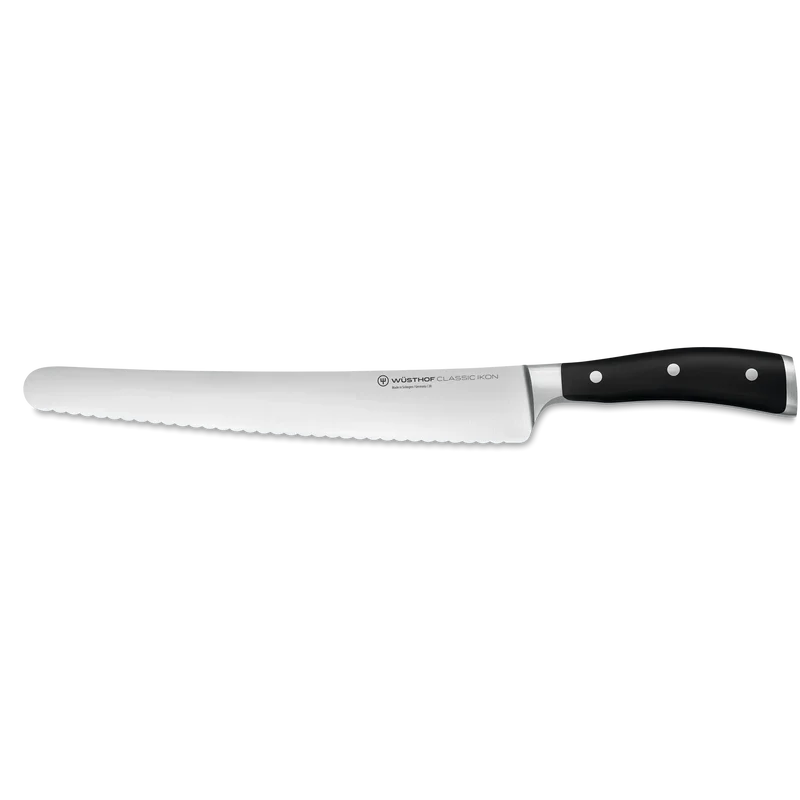 Super Slicer mit konvexer Welle 26cm Classic Ikon schwarz