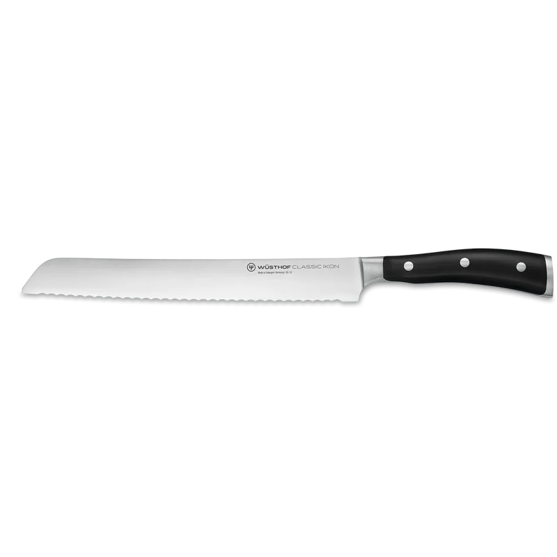 Brotmesser 23cm Classic Ikon schwarz