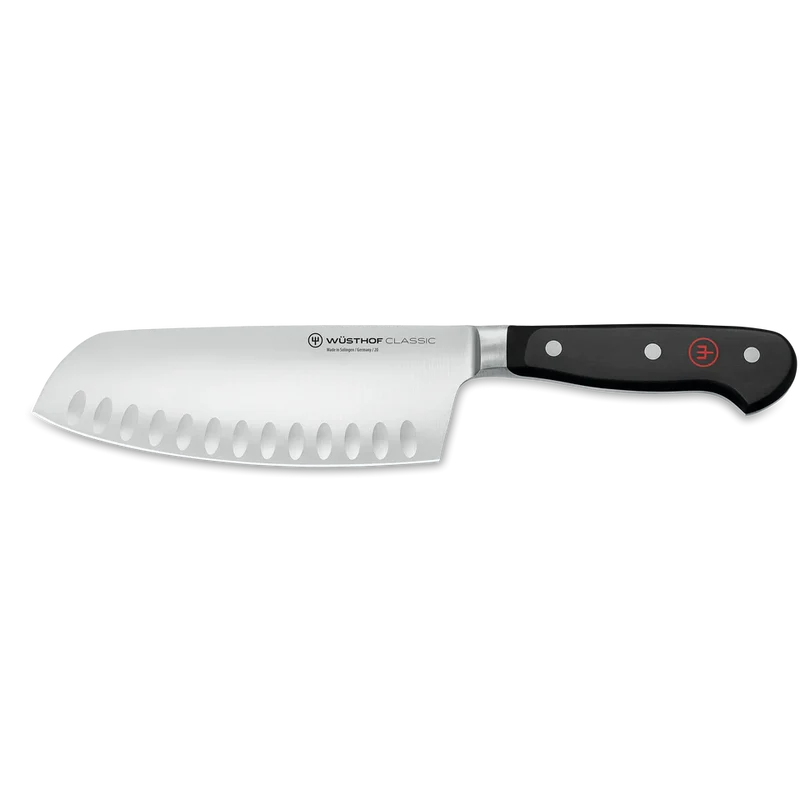 Chai Dao Messer mit Kullenschliff 17cm Classic schwarz