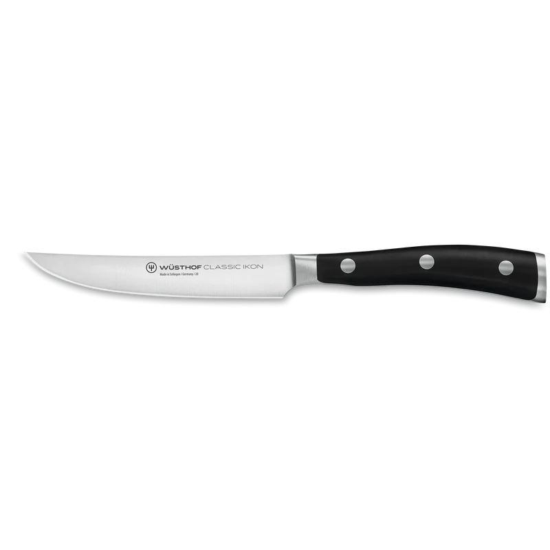 Steakmesser 12cm Classic Ikon schwarz