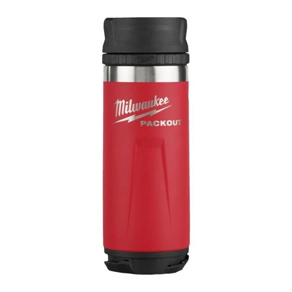 Milwaukee PACKOUT Insulated Bottle 532ml Sip Lid Red 4932493473