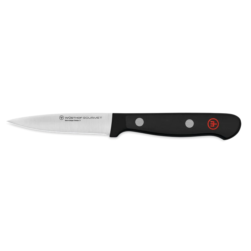 Gemüsemesser mittelspitz 8cm Gourmet schwarz