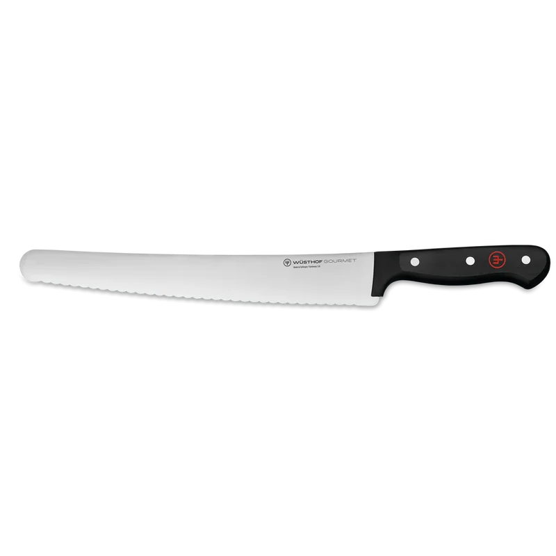 Super Slicer mit konvexer Welle 26cm Gourmet schwarz