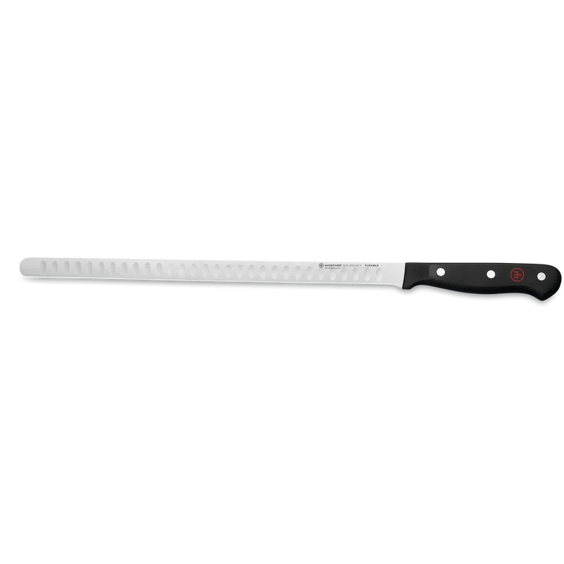 Lachmesser mit Kulle 29cm Gourmet schwarz