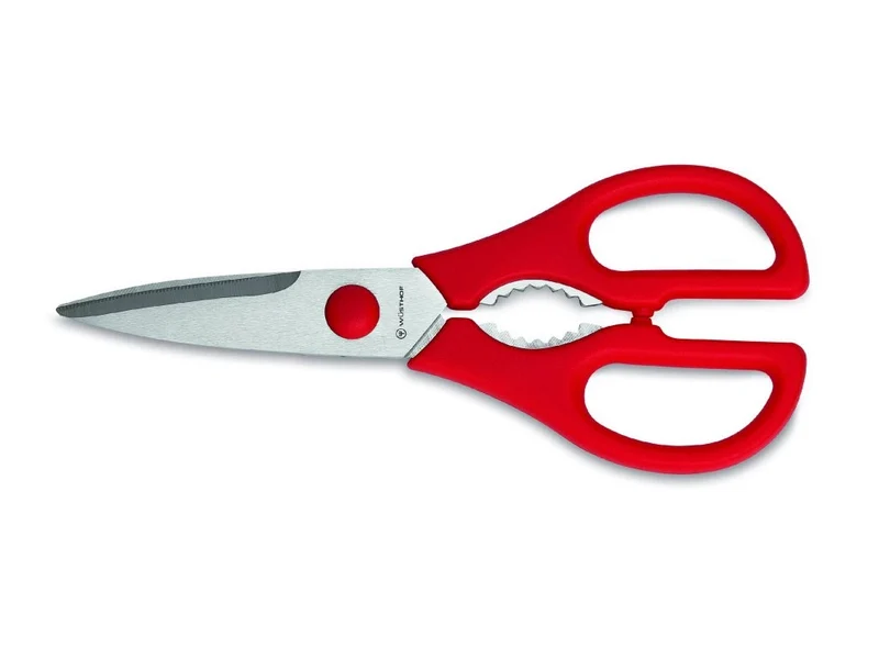 Küchenschere Arbeitslänge 7 cm rot