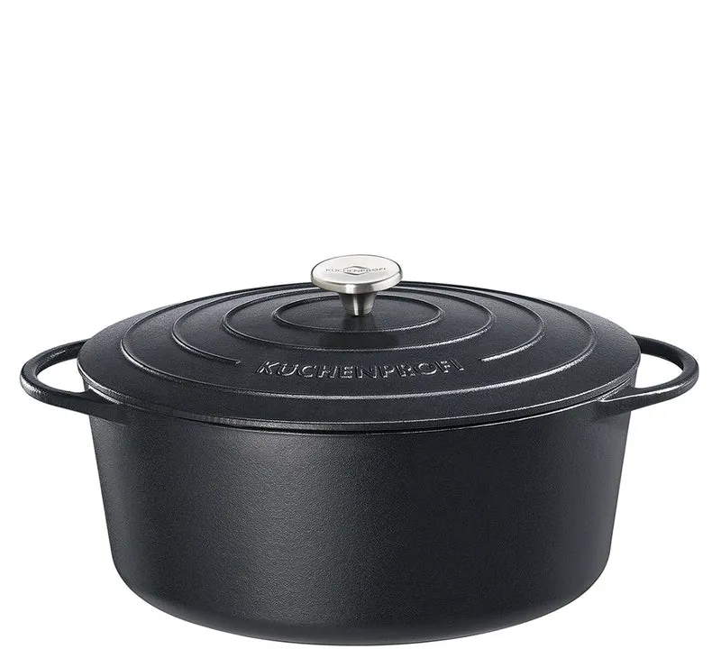 Bratentopf Provence oval 35 schwarz