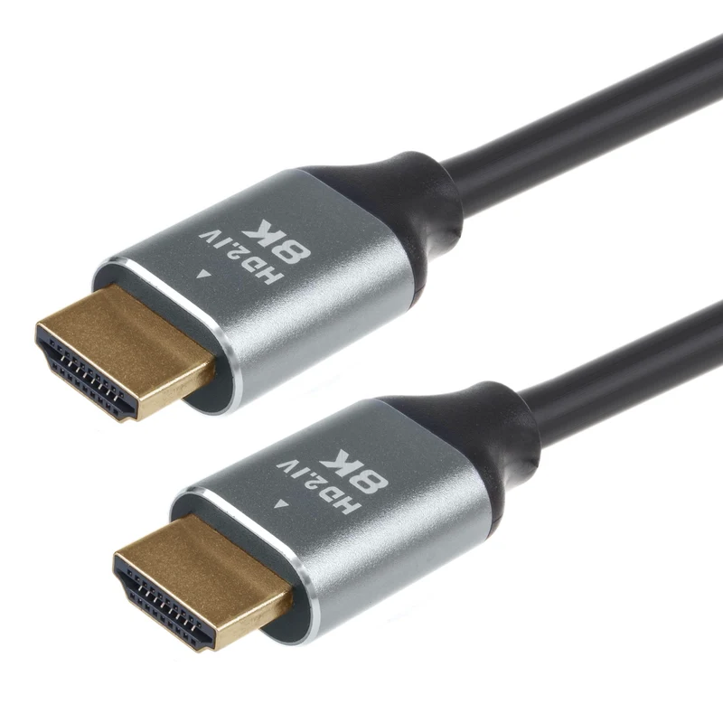 HDMI 2.1a Kabel mit mit vergoldeten Steckern Stecker auf Stecker 8K Ultra High-Speed Kabel Maximale Bandbreite von 48 Gb/s 8K FUHD 60Hz 4320p / 4K 120Hz 2160p 1,5m