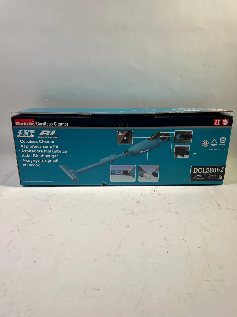 Makita DCL 280 FZ Akku Staubsauger 18 V Brushless Solo - Leicht Gebraucht