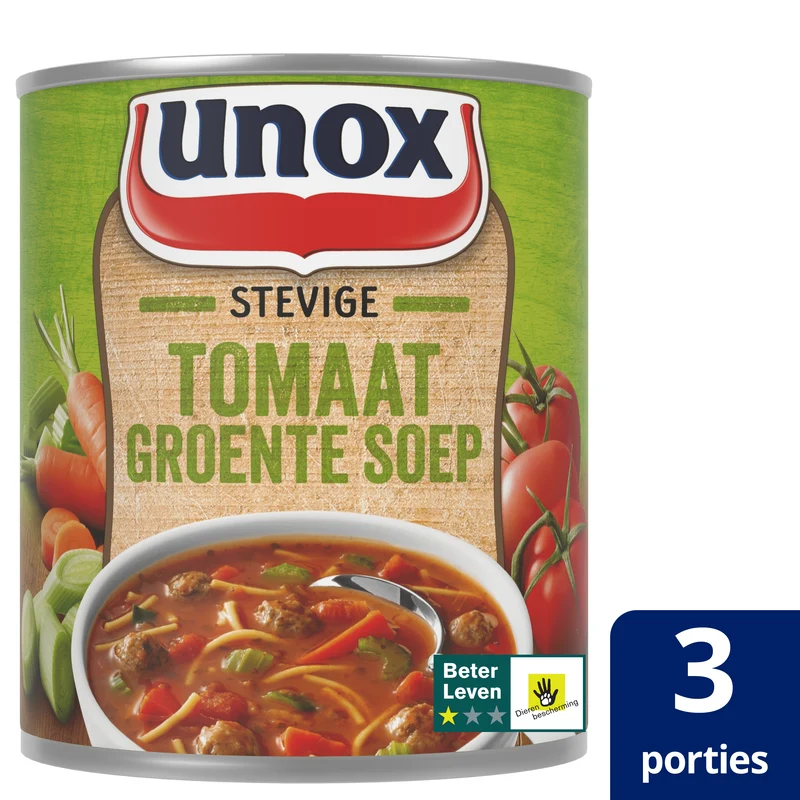 Unox Stevige soep tomaten groenten