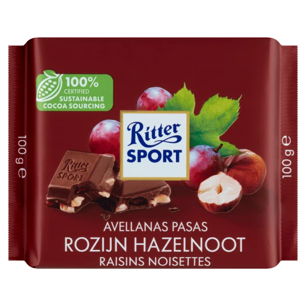Ritter Sport Rozijn hazelnoot