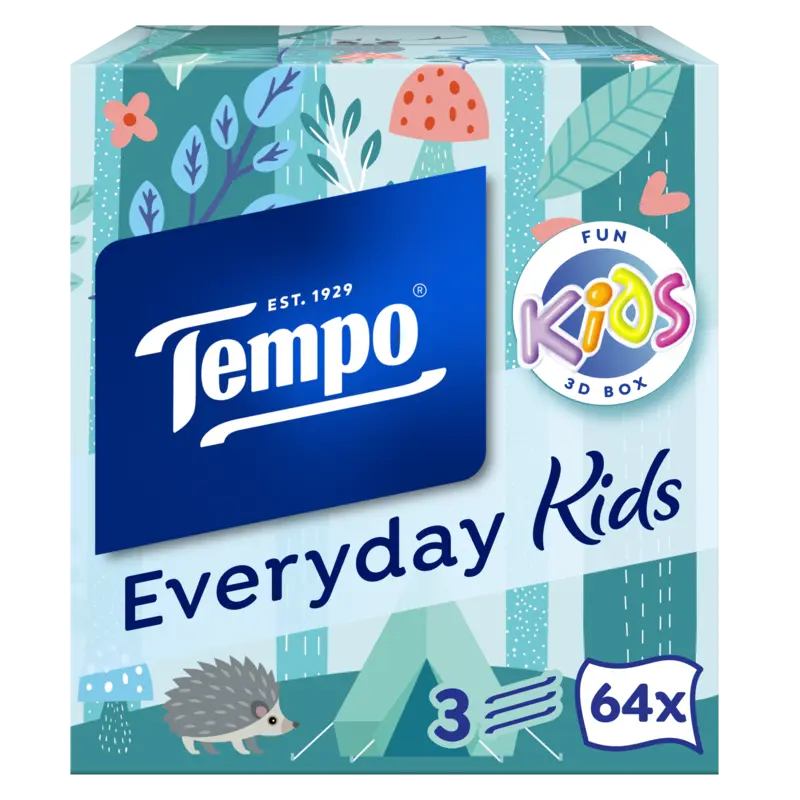 Tempo Tissues everyday kids 3-laags