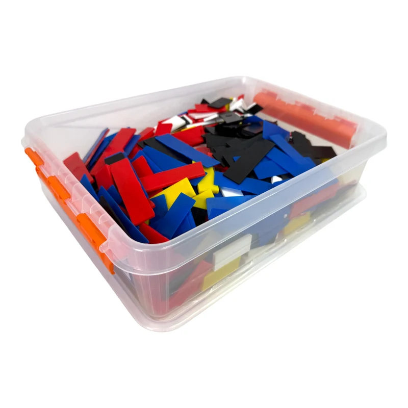 Knudsen Kilen Plastikbox mit Distanzklötze Mix 1-5 mm Set Abstandklotz 520 Stück ( 901000022 )