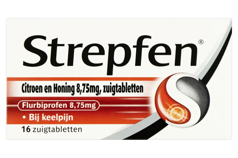 Strepfen Citroen en honing zuigtabletten
