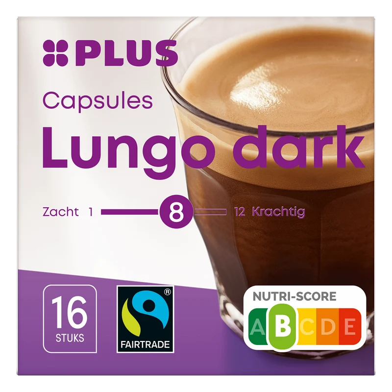 Koffiecapsules lungo dark fairtrade