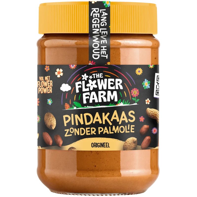 The Flower Farm Pindakaas zonder palmolie