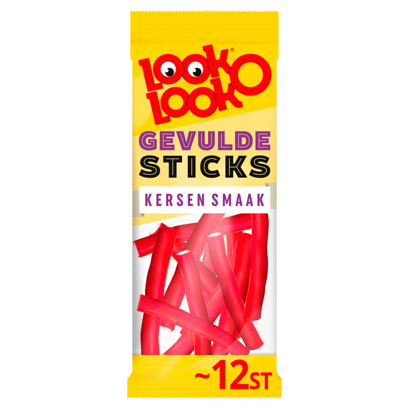 Look o Look Look-O-Look Gevulde Kersen Sticks
