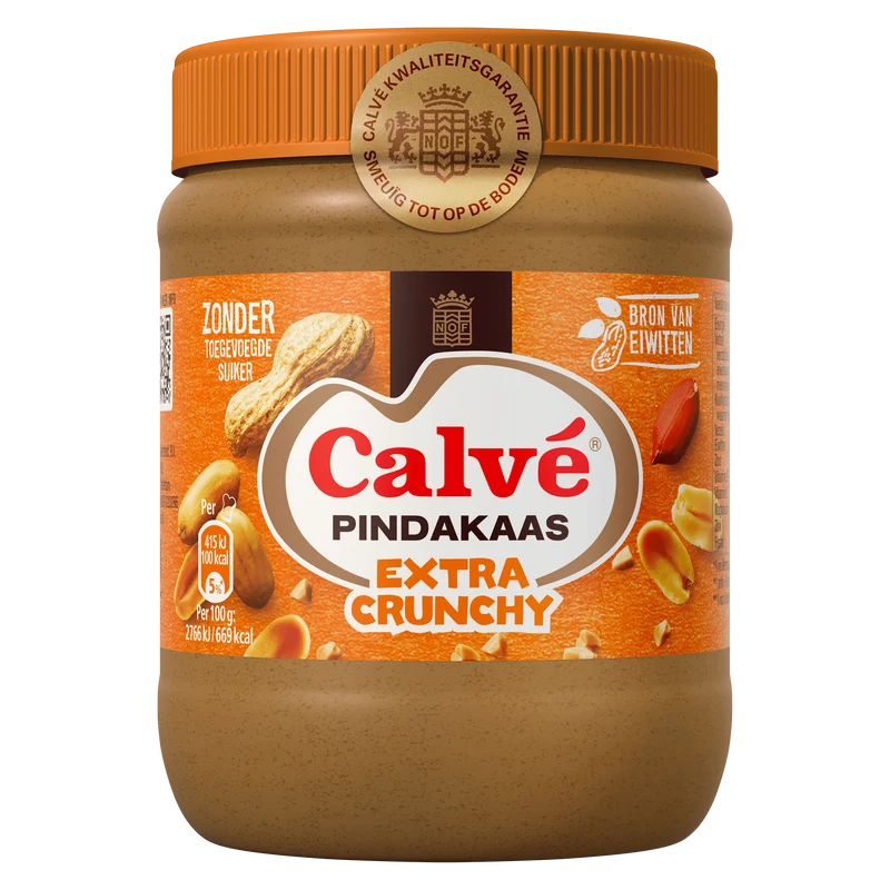 Calvé Pindakaas Extra crunchy