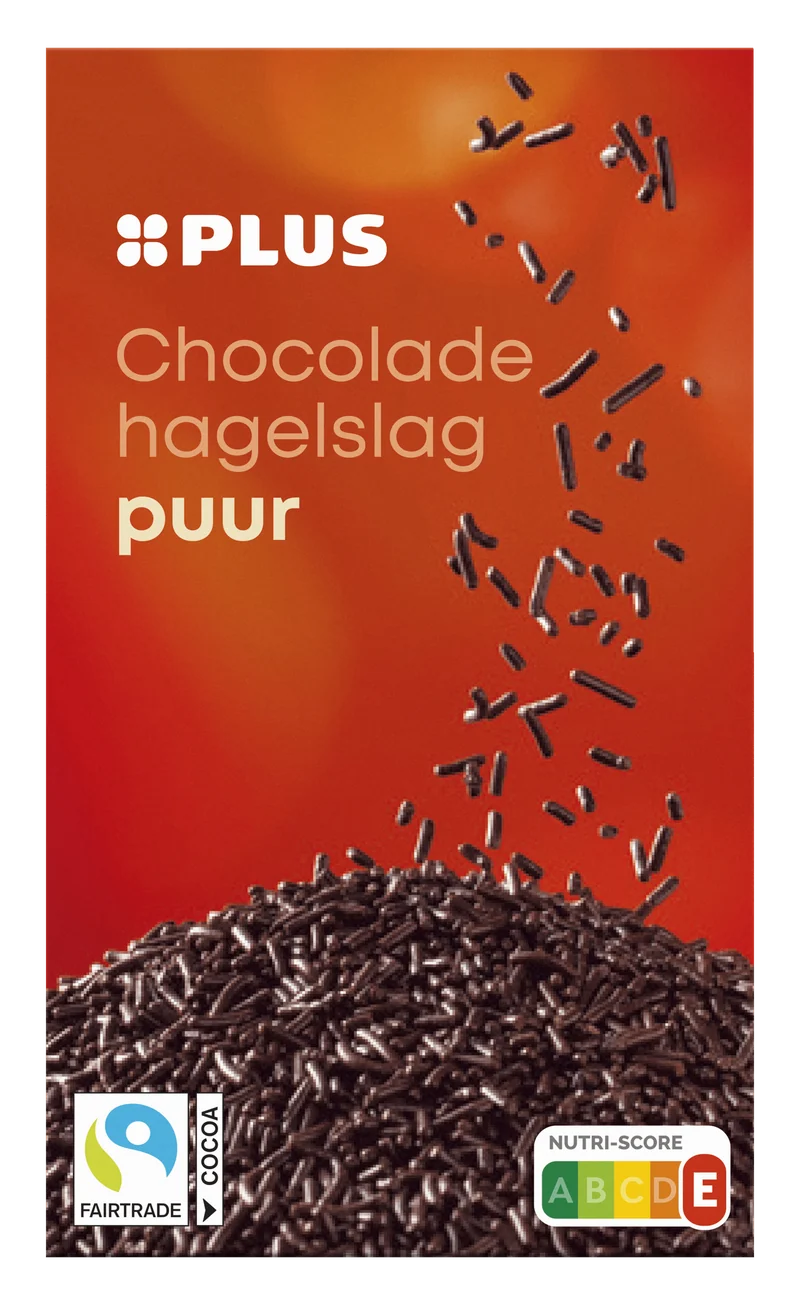Chocoladehagelslag puur Fairtrade