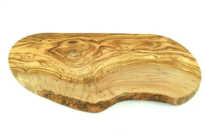 Schneidebrett Naturschnitt 35 cm Olivenholz