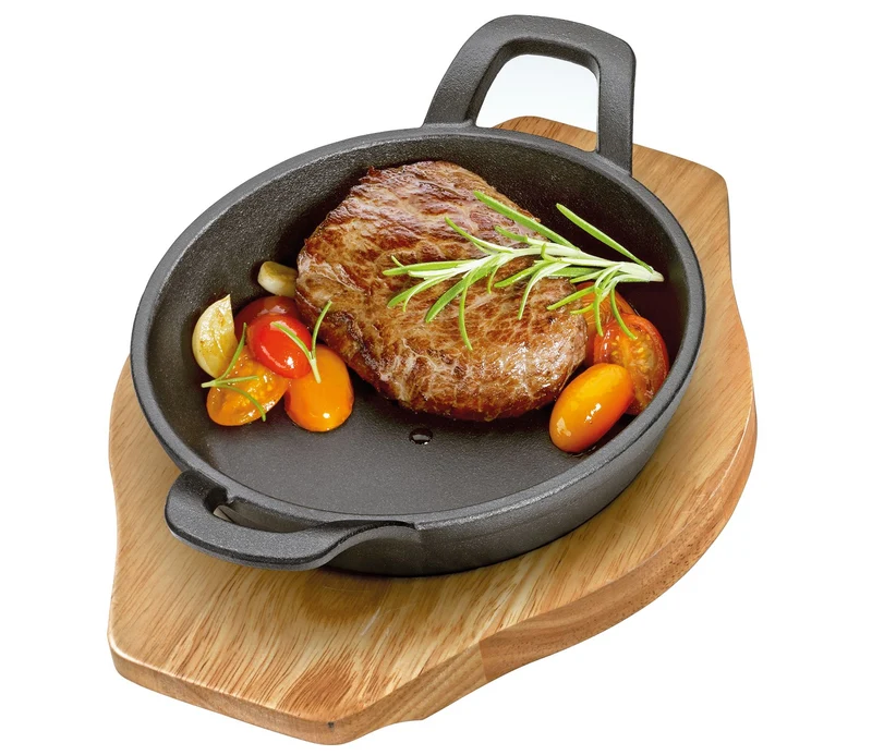 Servierpfanne mit 2 Griffen BBQ