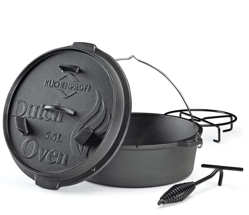 Dutch Oven Gußeisen 5,5 L. 30cm