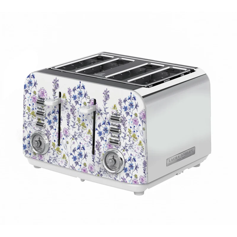 Laura Ashley VQ 4 Slice Toaster Wild Meadow