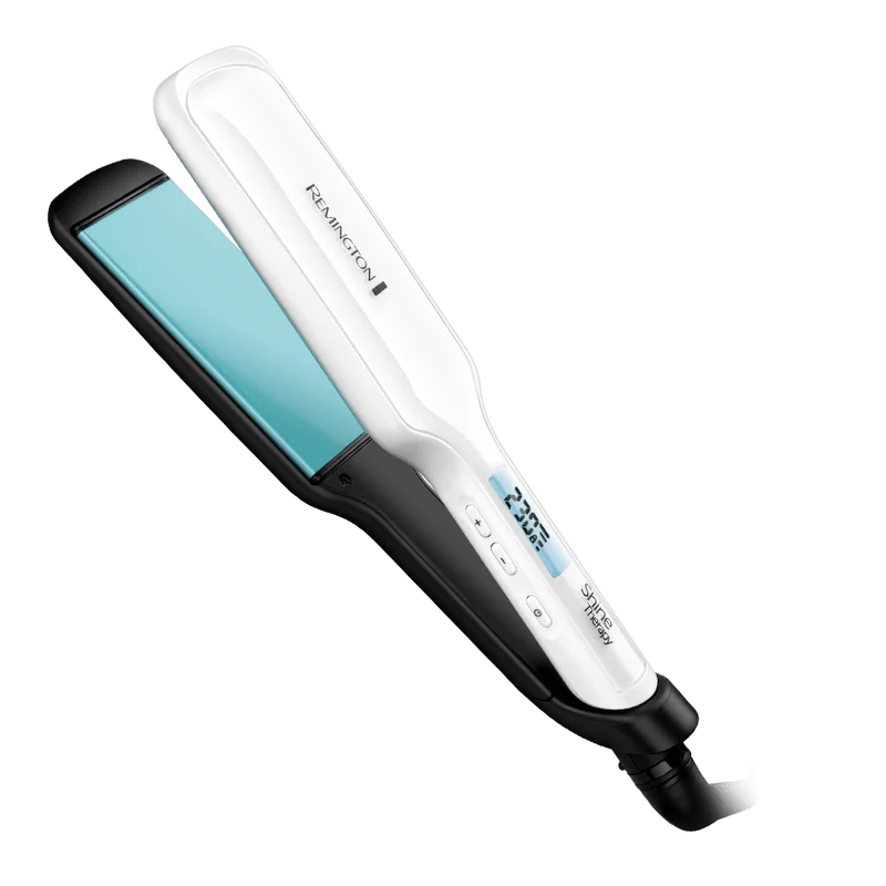 Remington Shine Therapy Wide Plate Hair Straightener | S8550