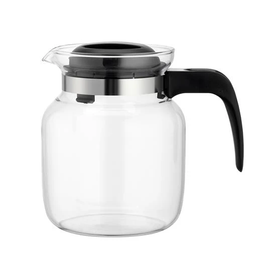 Glaskanne Matura schwarzer Deckel 1,25ltr