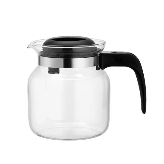 Glaskanne Matura schwarzer Deckel 1,00ltr