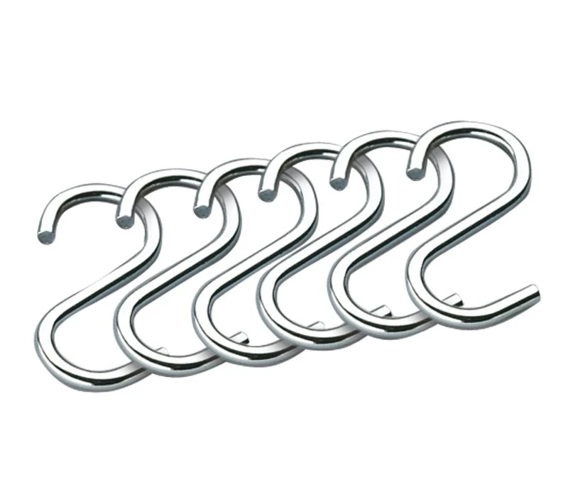 S-Haken Parma chrom 6er Küchenhelfer Parma