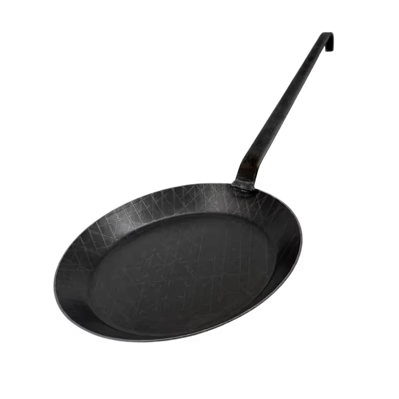 Pfanne 28cm Schmiedeeisern mit Hakenstiel
