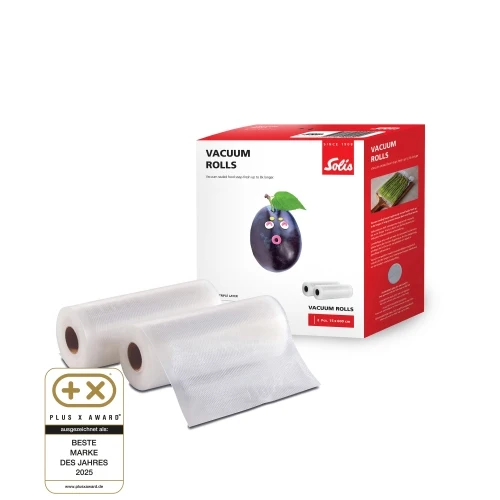 Vakuumierfolie SOLIS" Prägung 2er Pack Rolle 15 x 600 cm