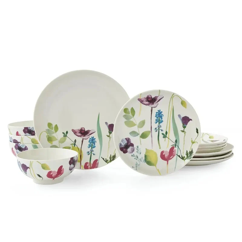 Portmeirion Home Water Garden 12 Piece Dinner Set