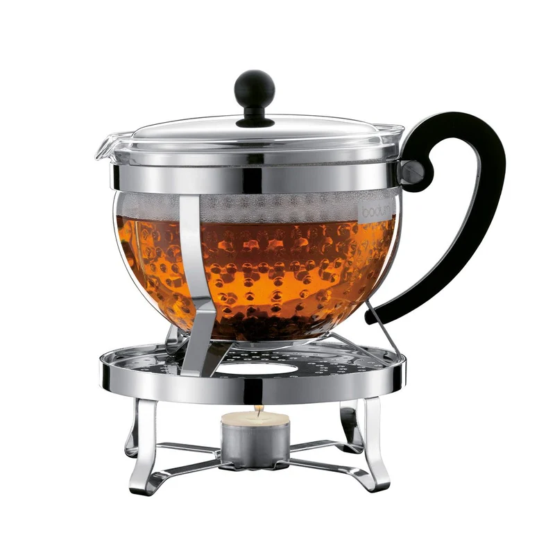 Teebereiter Chambord Set 1,3 l. Kunststofffilter 1.3 l, mit Stövchen