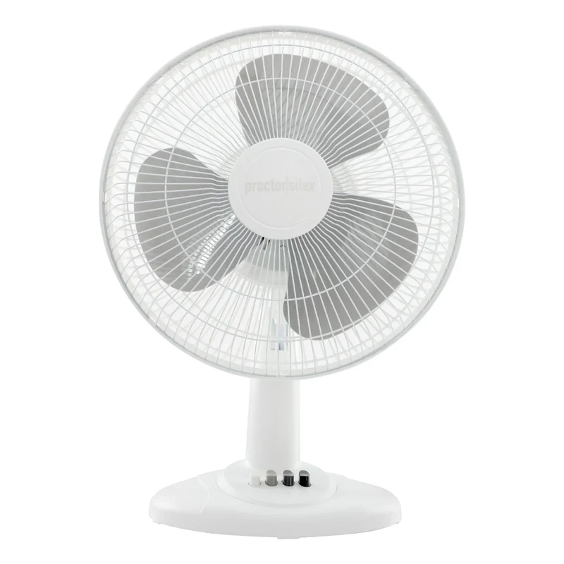 Proctor Silex 12" Table Fan – White