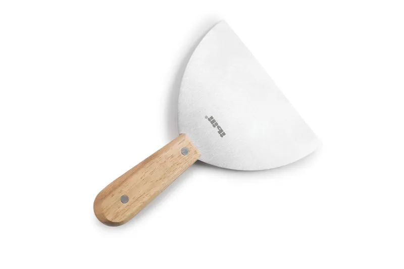 Grillspatel Edelstahl Breite 15cm mit Holzgriff