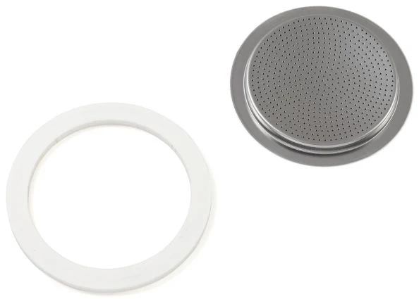 1 Dichtungsring + 1 Filtersieb für Edelstahl Espressokocher