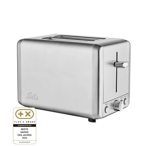Toaster Steel (Typ 8002) Edelstahl Toaster mit 2 Schlitzen