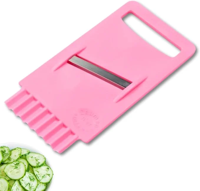 Gemüsehobel mit Hackvorrichtung rosa