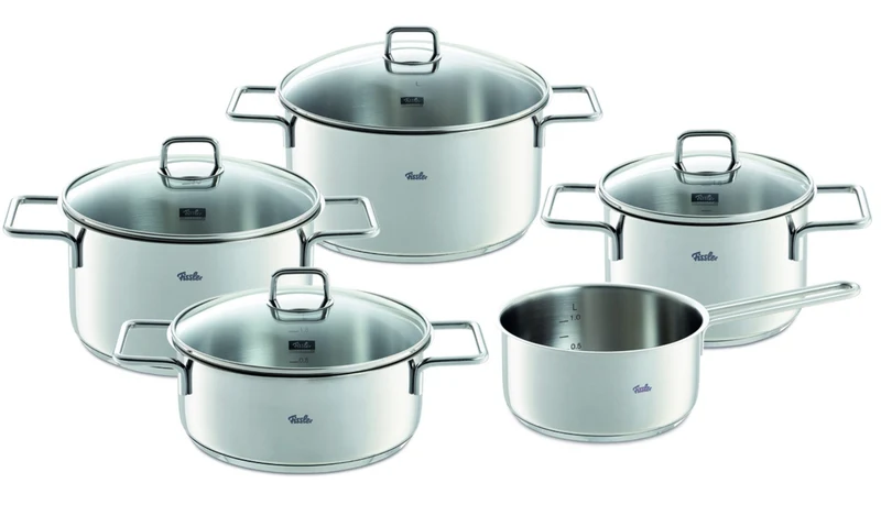 Topfset 5tlg LumiTherm mit Glasdeckel KT16/20/24cm+BT20cm+STK16cm ohne Deckel