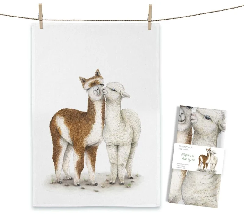 Geschirrtuch Alpaca Amigos