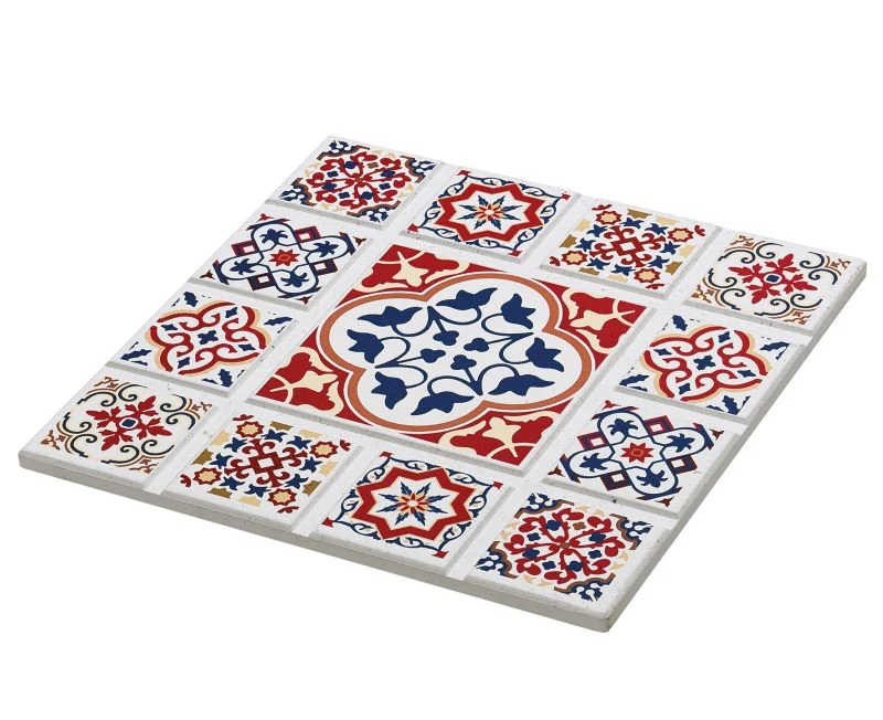 Untersetzer Blume 20cm Keramik Casablanca