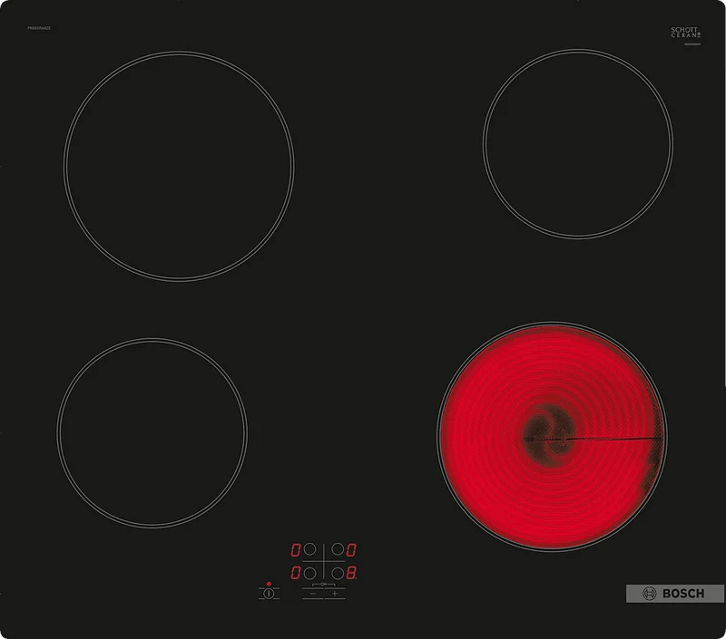 Bosch Series2 60cm Four Zone Electric Hob | PKE61RAA8B