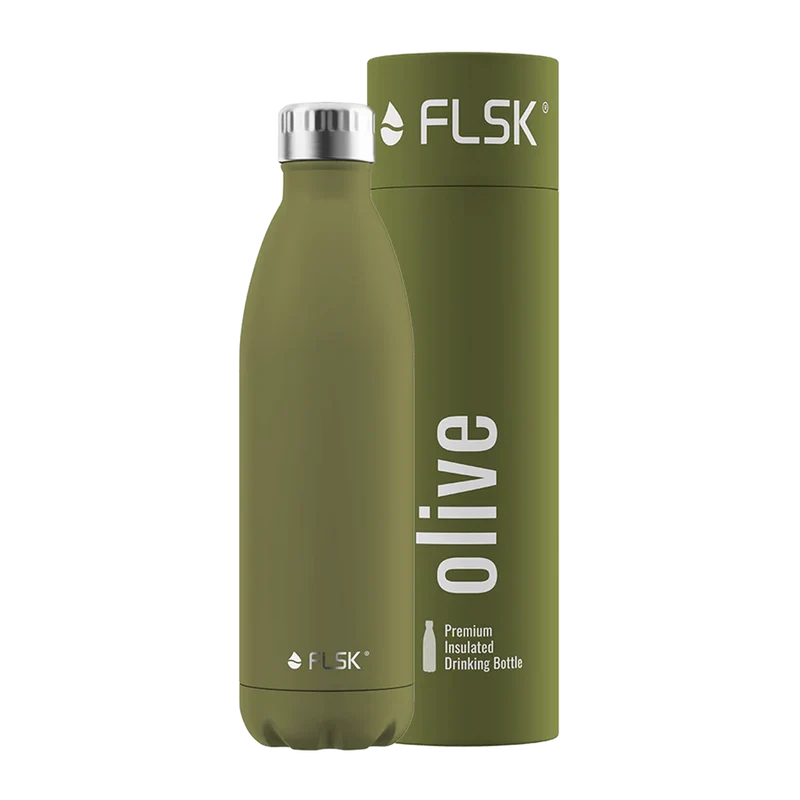 Trinkflasche FLSK 0,75l Olive To-Go / Bottle