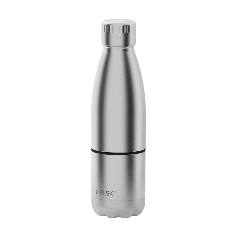 Trinkflasche FLSK mit Becher 0,7l stainless To-Go/TmB