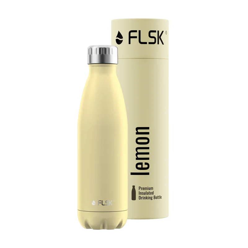 Trinkflasche FLSK 0,5l lemon To-Go / Bottle
