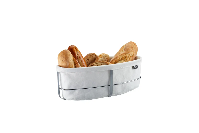 Brotkorb BRUNCH, oval, weiß