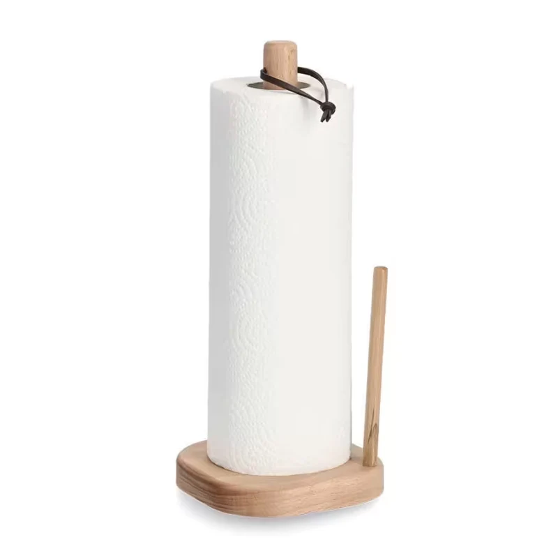 Küchenrollenhalter, Buche 13 x 13x 31 cm
